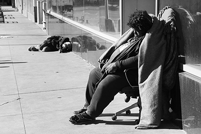 Homeless : Street Life : New York : Personal Photo Projects : Photos : Richard Moore : Photographer